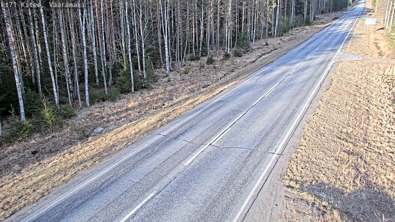 Kelikamerat Kuva Tie 71 Kitee, Väärämäki, Kitee, Pohjois-Karjala