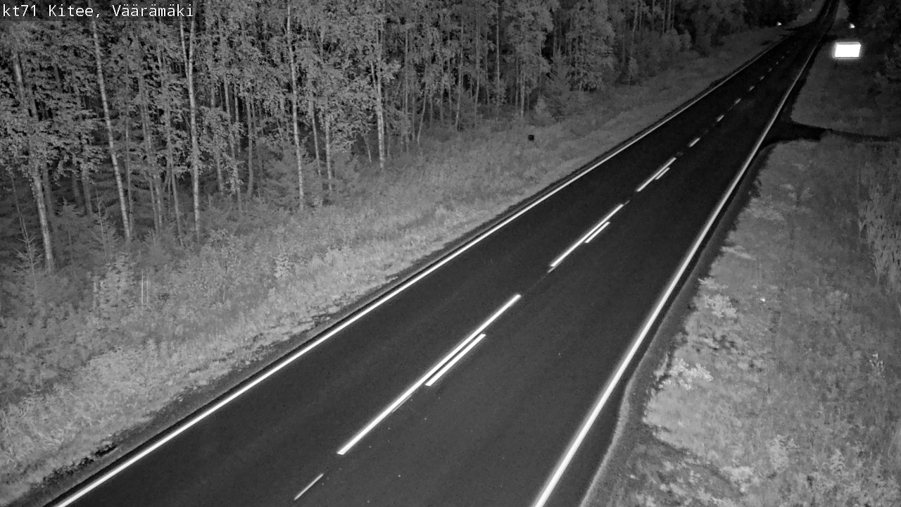 Kelikamerat Kuva Tie 71 Kitee, Väärämäki, Kitee, Pohjois-Karjala