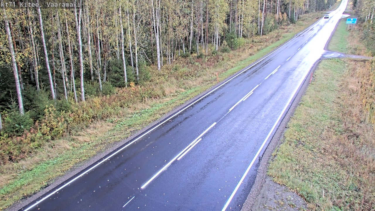 Weather Camera Image Road 71 Väärämäki, Kitee, Pohjois-Karjala