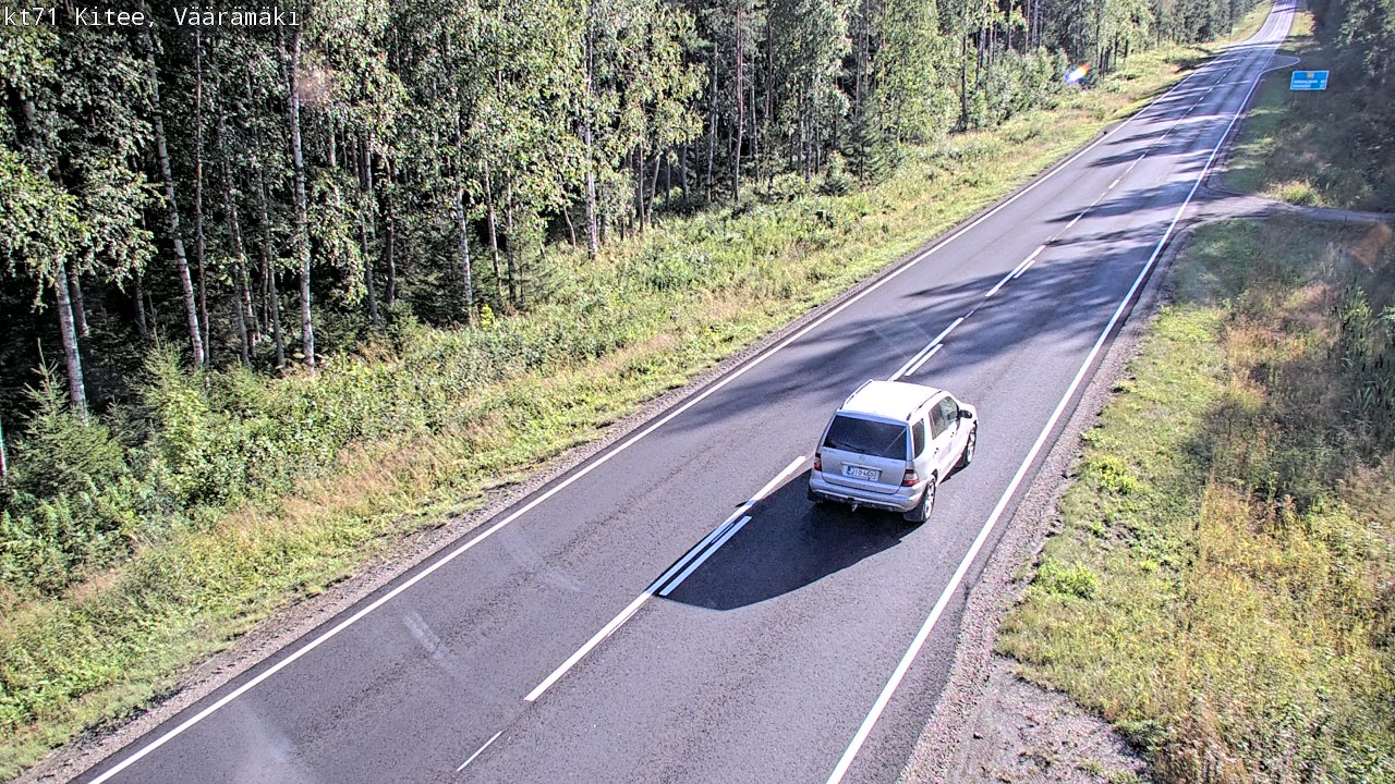 Kelikamerat Kuva Tie 71 Kitee, Väärämäki, Kitee, Pohjois-Karjala
