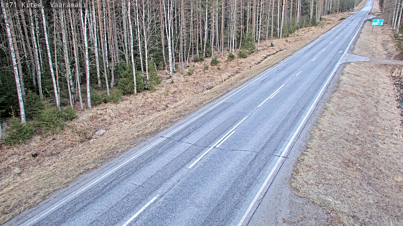 Kelikamerat Kuva Tie 71 Kitee, Väärämäki, Kitee, Pohjois-Karjala