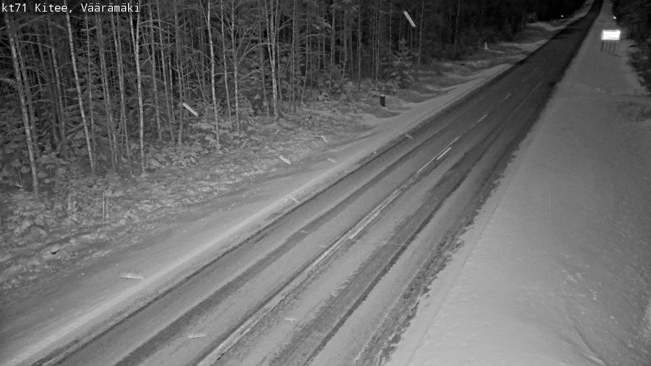 Kelikamerat Kuva Tie 71 Kitee, Väärämäki, Kitee, Pohjois-Karjala