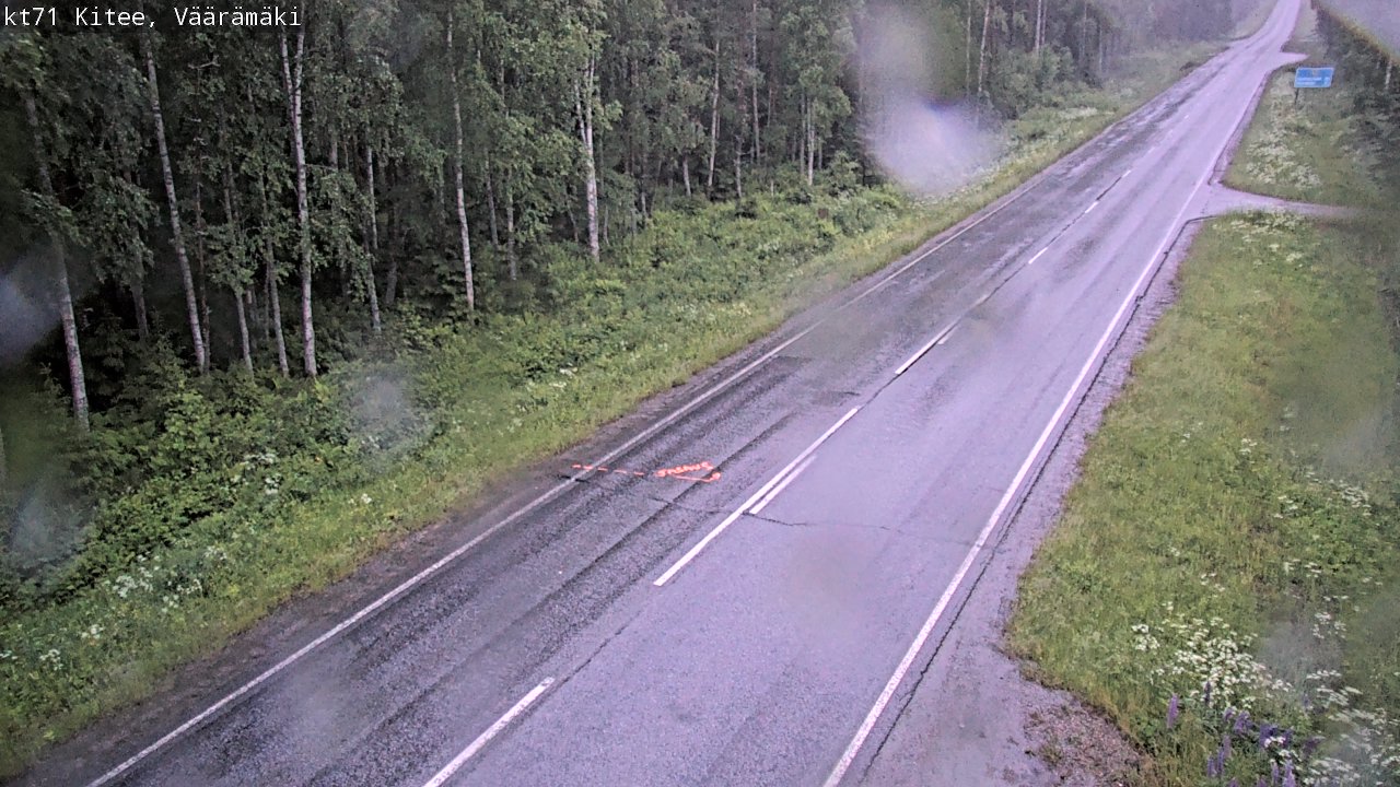 Kelikamerat Kuva Tie 71 Kitee, Väärämäki, Kitee, Pohjois-Karjala