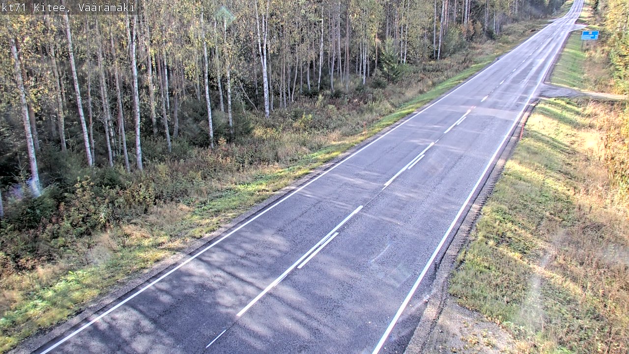 Kelikamerat Kuva Tie 71 Kitee, Väärämäki, Kitee, Pohjois-Karjala