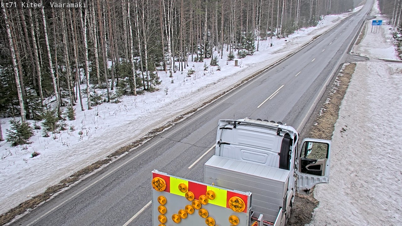 Weather Camera Image Road 71 Väärämäki, Kitee, Pohjois-Karjala