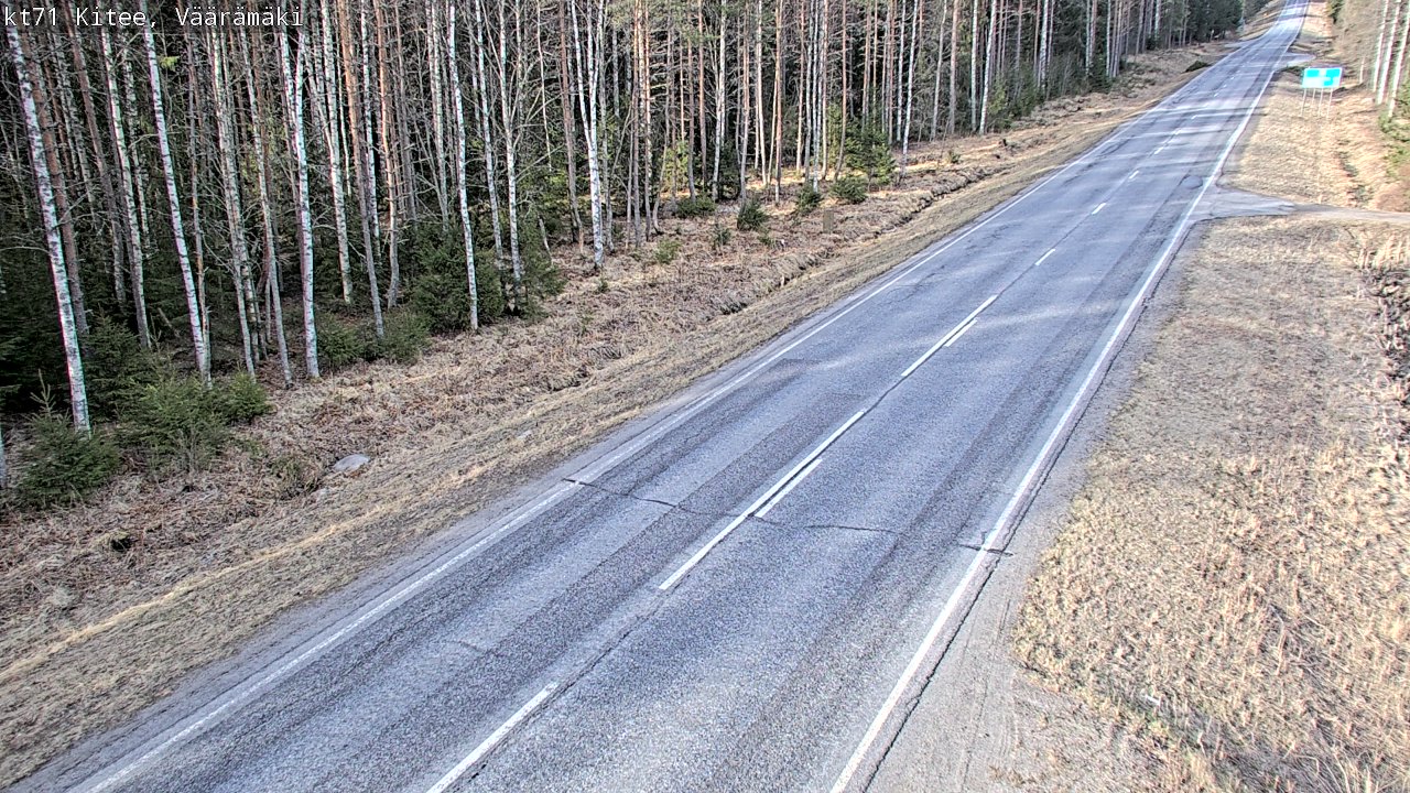 Kelikamerat Kuva Tie 71 Kitee, Väärämäki, Kitee, Pohjois-Karjala