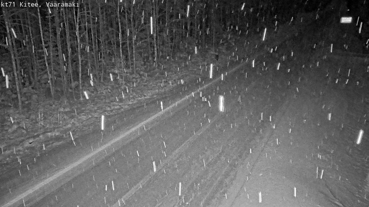 Kelikamerat Kuva Tie 71 Kitee, Väärämäki, Kitee, Pohjois-Karjala