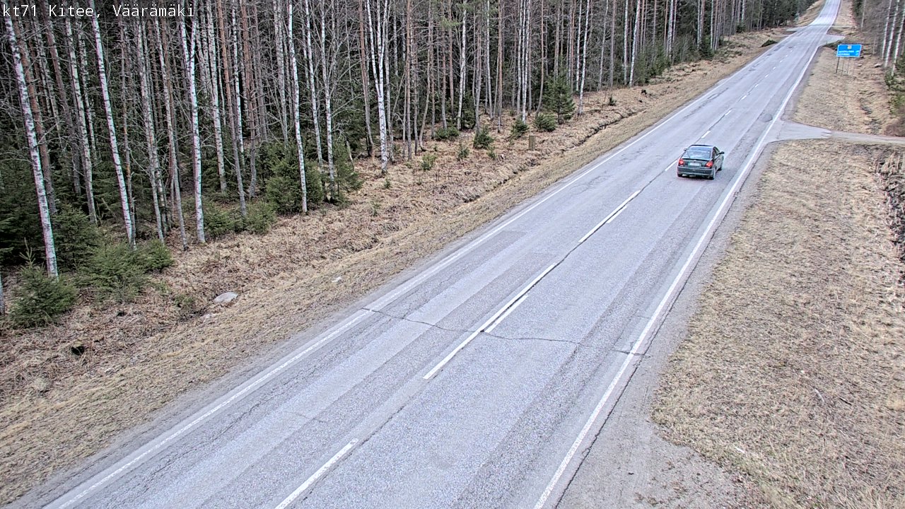 Kelikamerat Kuva Tie 71 Kitee, Väärämäki, Kitee, Pohjois-Karjala