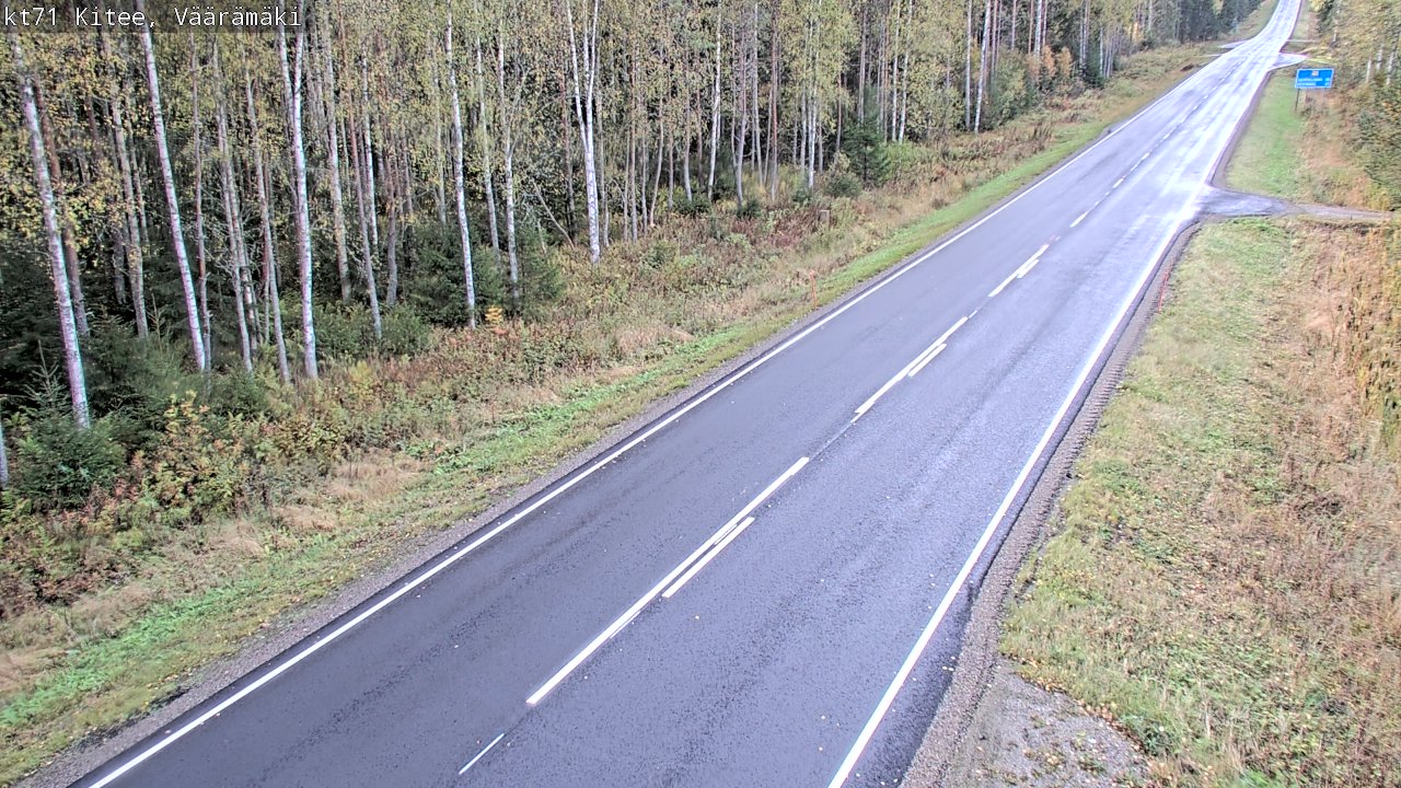 Kelikamerat Kuva Tie 71 Kitee, Väärämäki, Kitee, Pohjois-Karjala