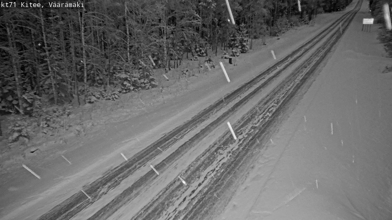 Kelikamerat Kuva Tie 71 Kitee, Väärämäki, Kitee, Pohjois-Karjala