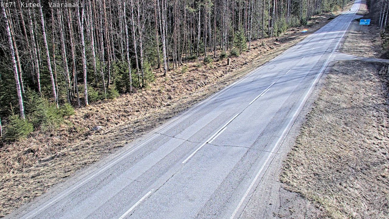 Kelikamerat Kuva Tie 71 Kitee, Väärämäki, Kitee, Pohjois-Karjala
