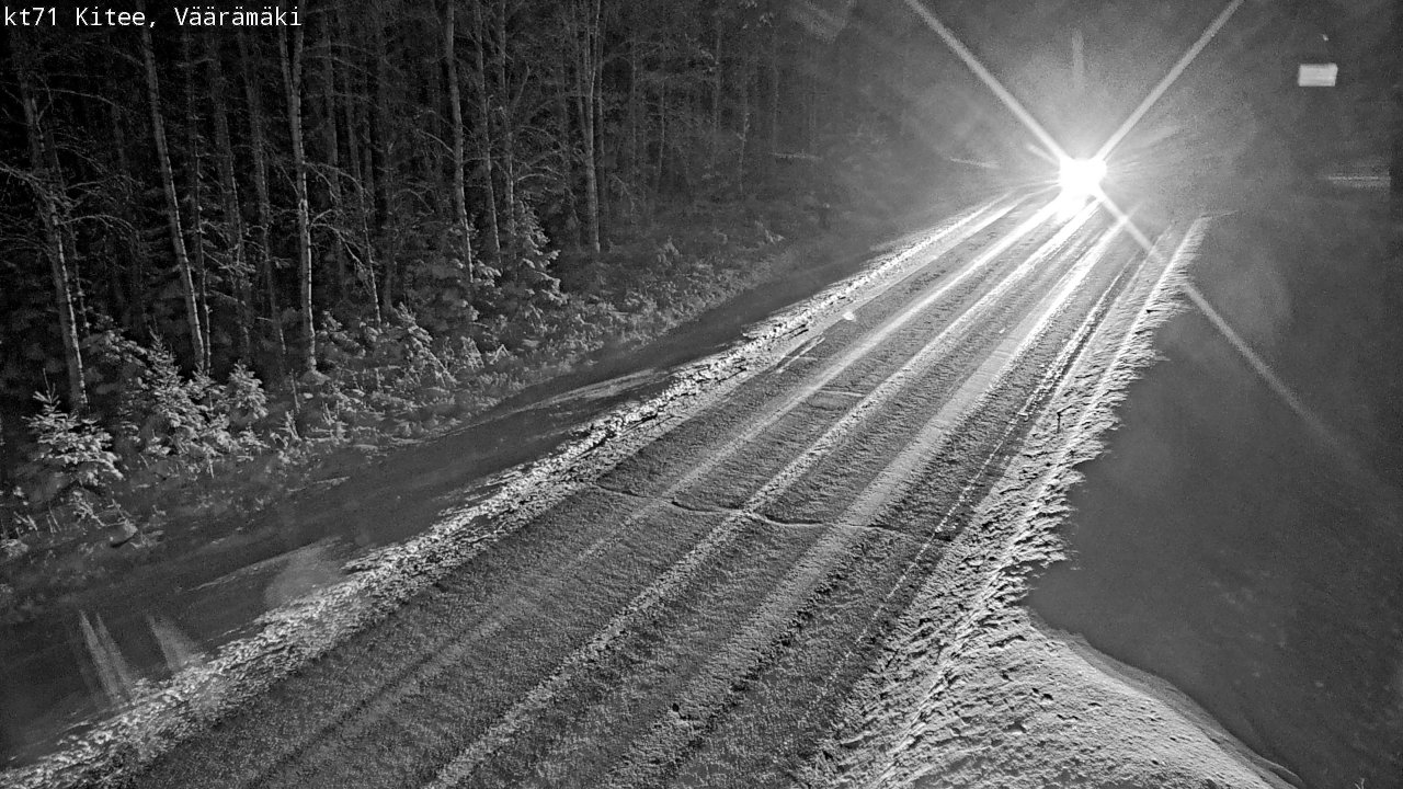 Kelikamerat Kuva Tie 71 Kitee, Väärämäki, Kitee, Pohjois-Karjala