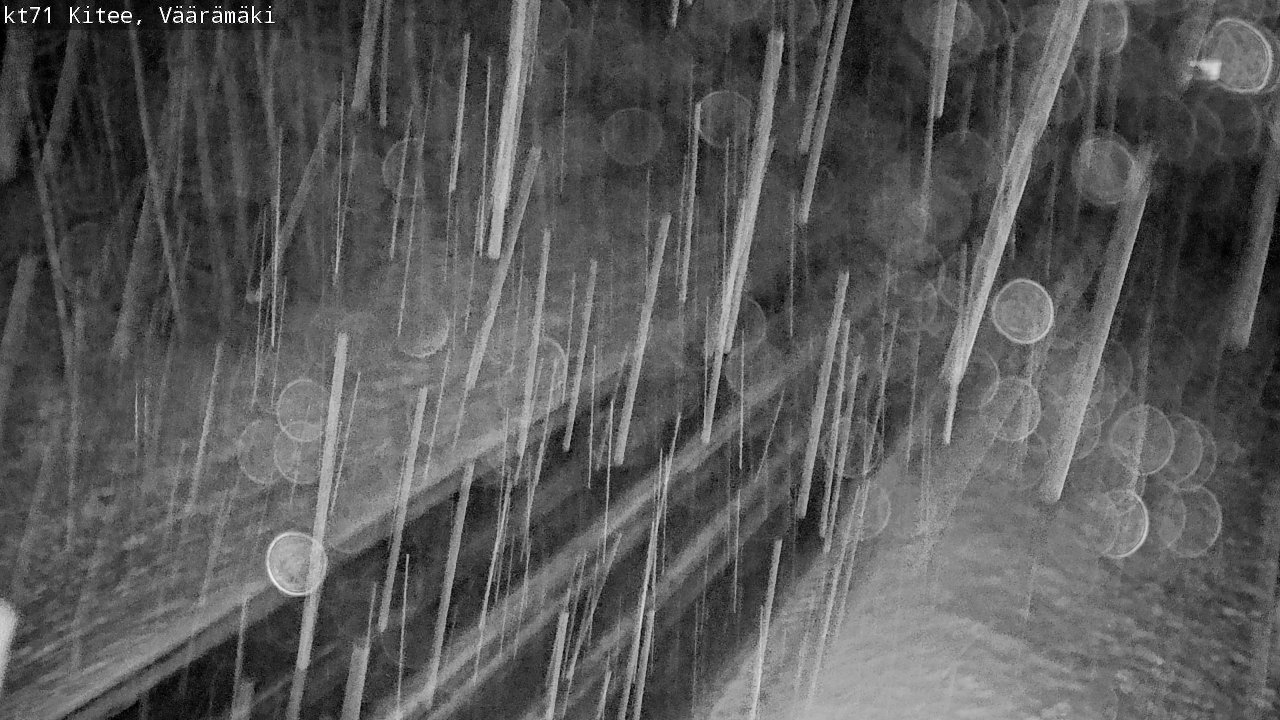 Weather Camera Image Väg 71 Väärämäki, Kitee, Pohjois-Karjala