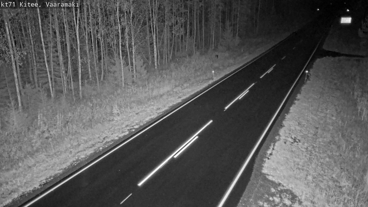 Kelikamerat Kuva Tie 71 Kitee, Väärämäki, Kitee, Pohjois-Karjala