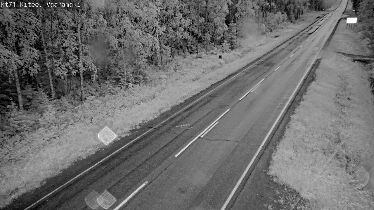 Kelikamerat Kuva Tie 71 Kitee, Väärämäki, Kitee, Pohjois-Karjala