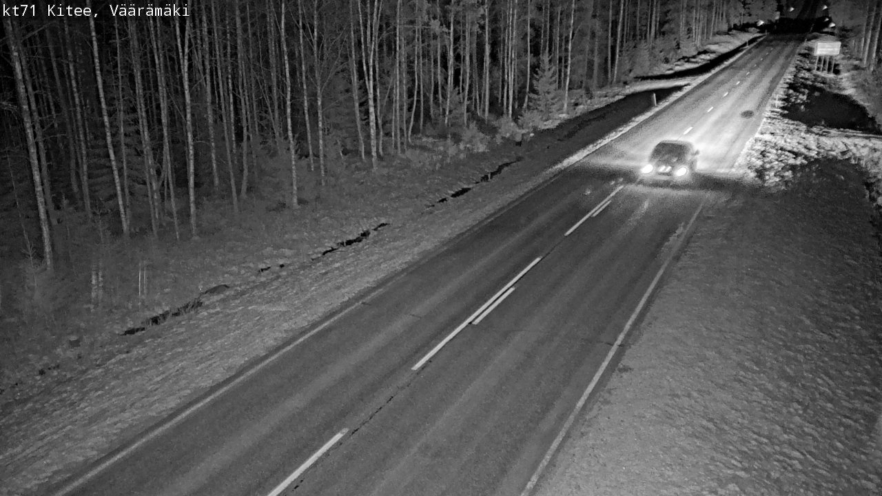 Kelikamerat Kuva Tie 71 Kitee, Väärämäki, Kitee, Pohjois-Karjala