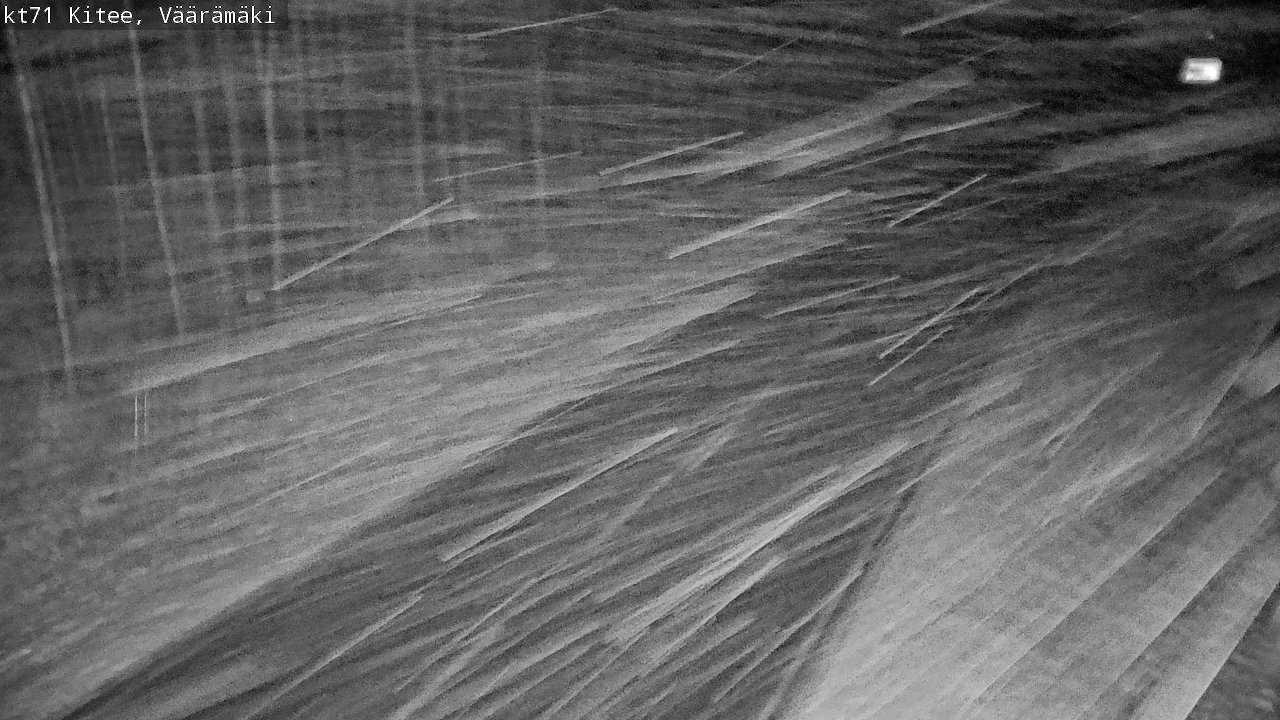 Weather Camera Image Väg 71 Väärämäki, Kitee, Pohjois-Karjala