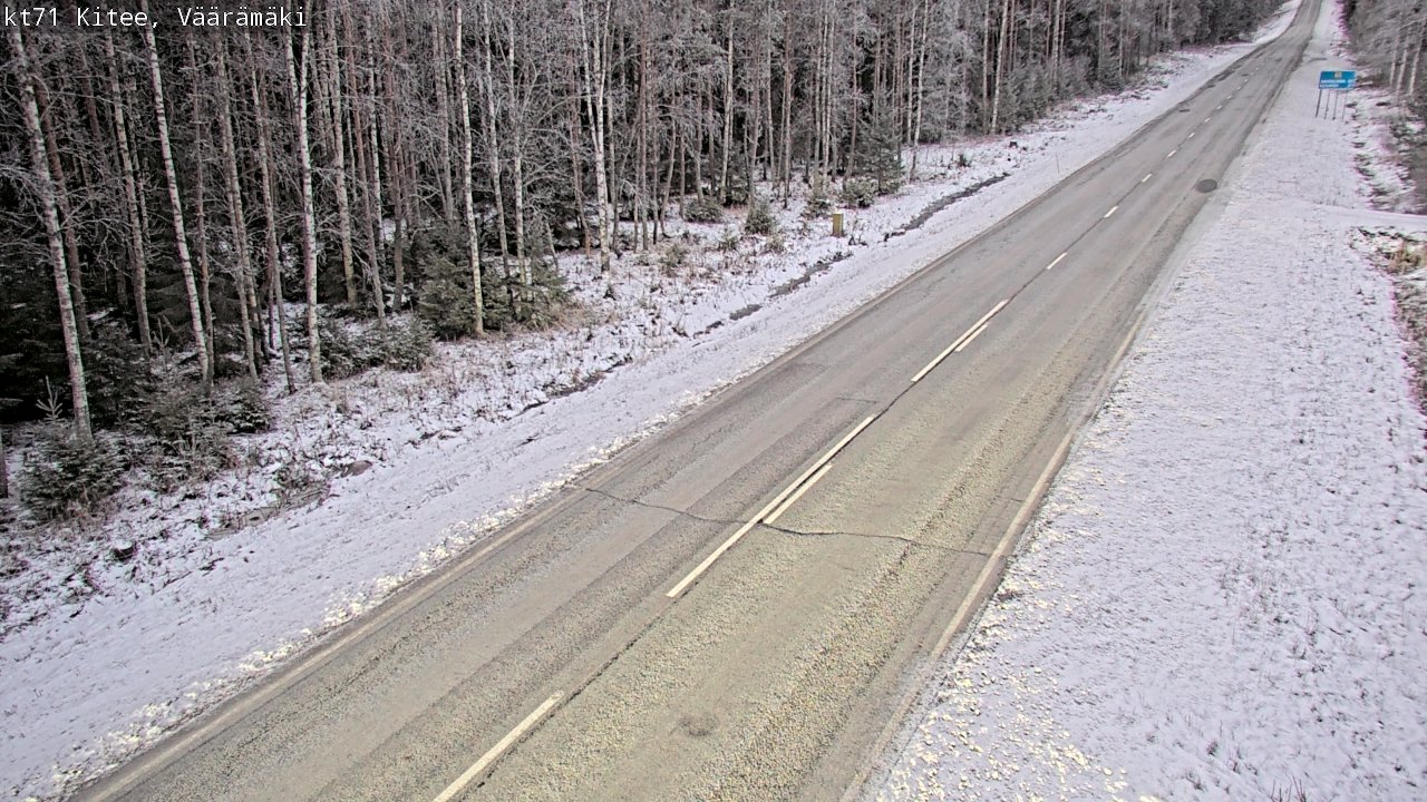 Kelikamerat Kuva Tie 71 Kitee, Väärämäki, Kitee, Pohjois-Karjala