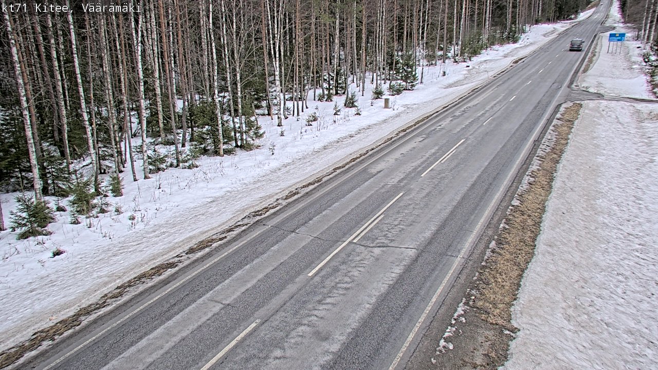 Kelikamerat Kuva Tie 71 Kitee, Väärämäki, Kitee, Pohjois-Karjala