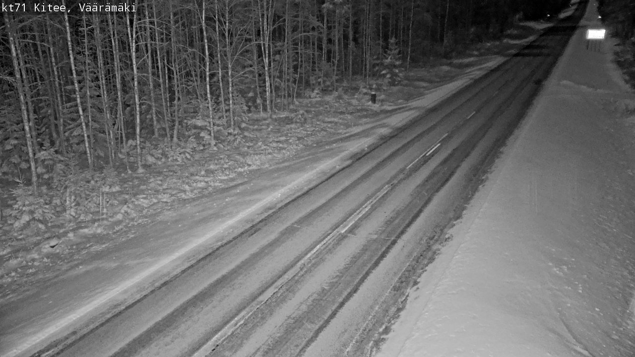 Kelikamerat Kuva Tie 71 Kitee, Väärämäki, Kitee, Pohjois-Karjala