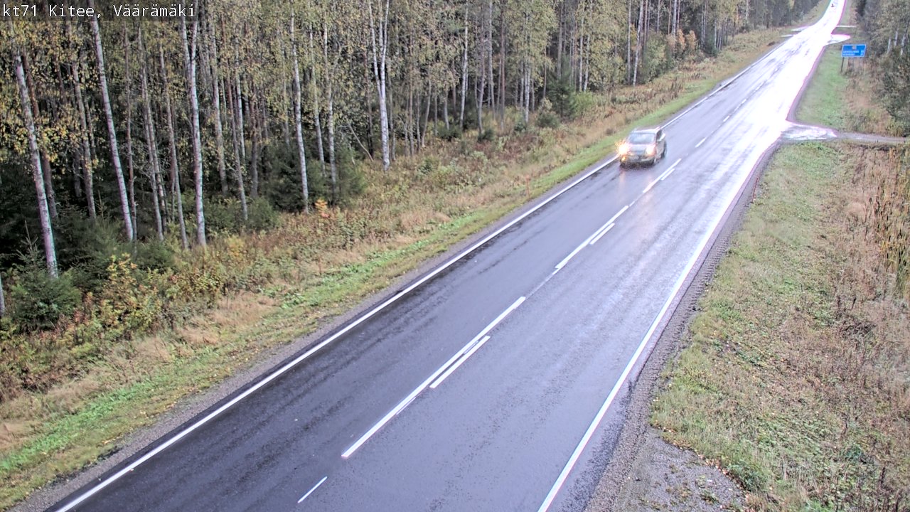 Kelikamerat Kuva Tie 71 Kitee, Väärämäki, Kitee, Pohjois-Karjala