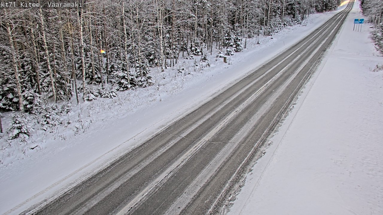 Kelikamerat Kuva Tie 71 Kitee, Väärämäki, Kitee, Pohjois-Karjala