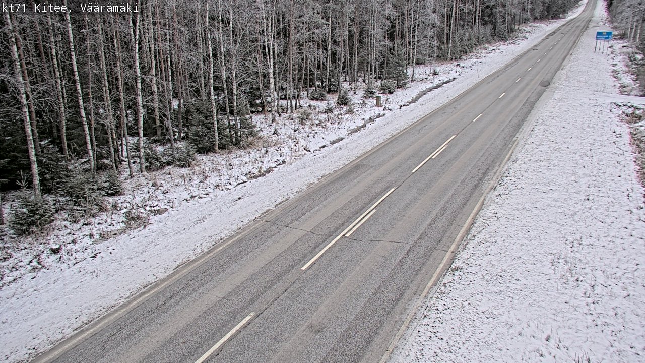 Kelikamerat Kuva Tie 71 Kitee, Väärämäki, Kitee, Pohjois-Karjala