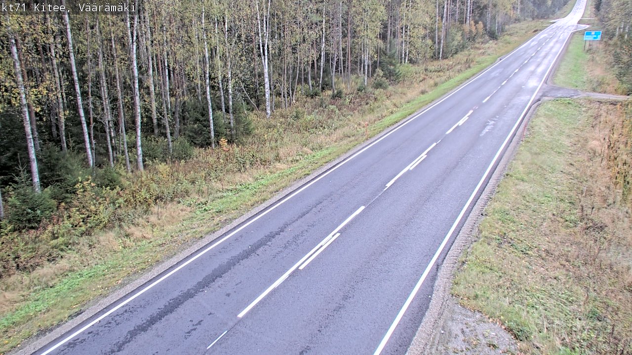 Kelikamerat Kuva Tie 71 Kitee, Väärämäki, Kitee, Pohjois-Karjala