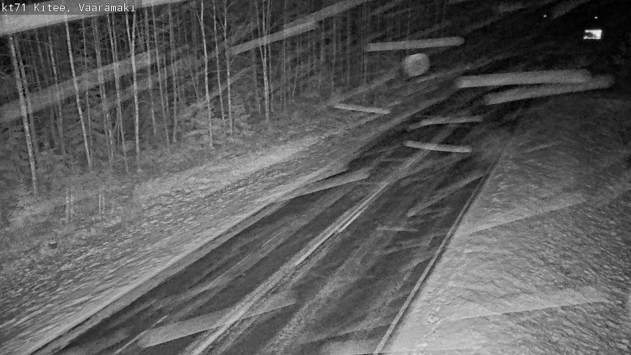 Weather Camera Image Väg 71 Väärämäki, Kitee, Pohjois-Karjala