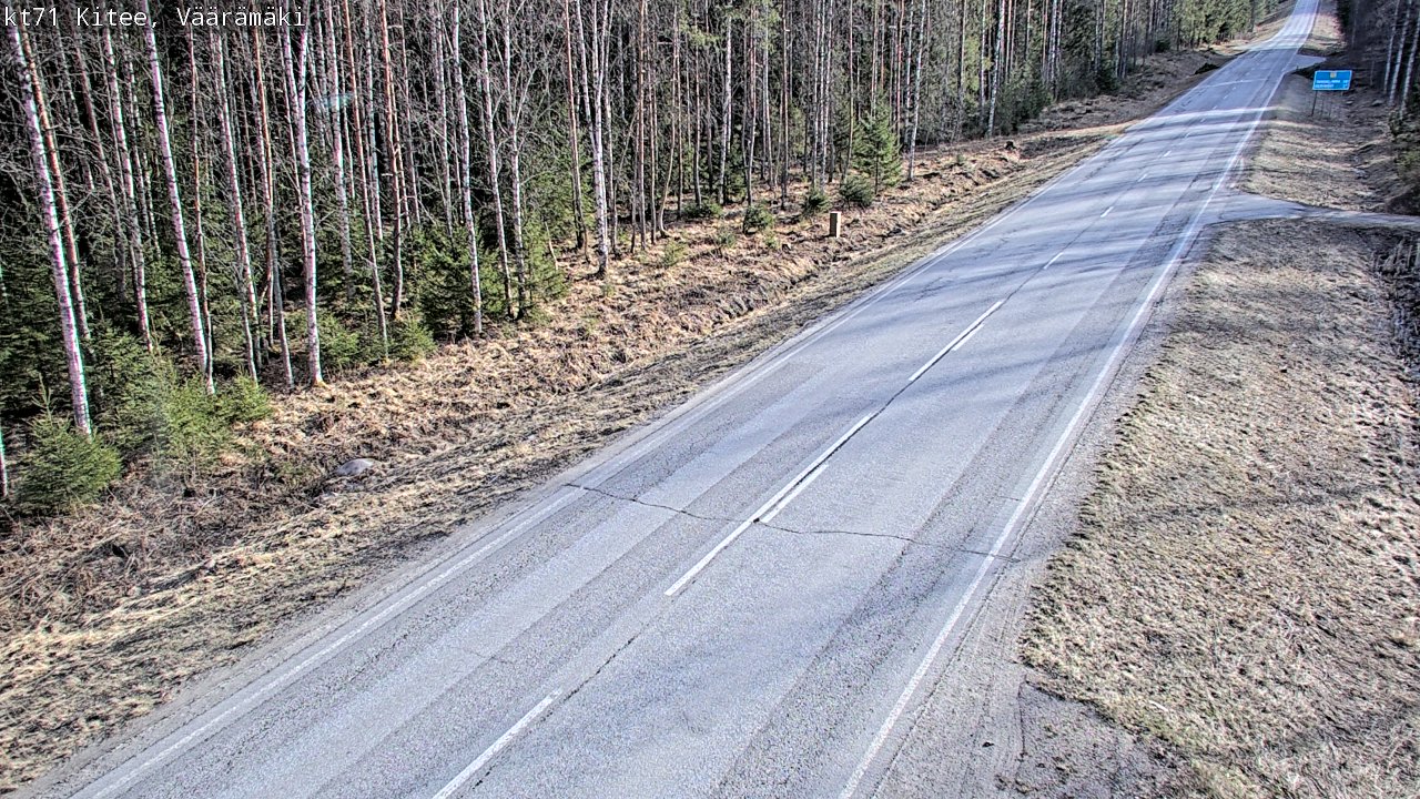 Kelikamerat Kuva Tie 71 Kitee, Väärämäki, Kitee, Pohjois-Karjala