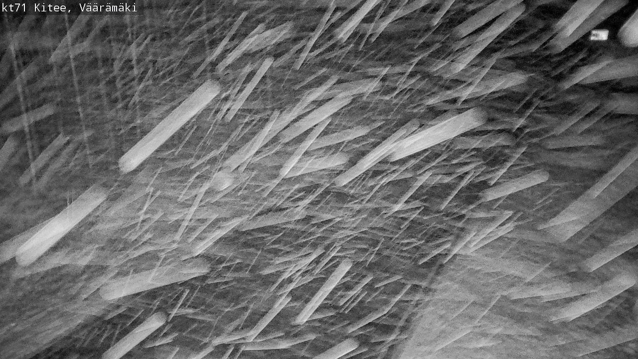 Weather Camera Image Väg 71 Väärämäki, Kitee, Pohjois-Karjala