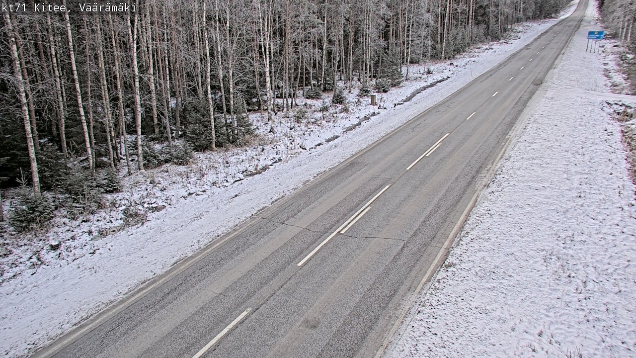 Kelikamerat Kuva Tie 71 Kitee, Väärämäki, Kitee, Pohjois-Karjala