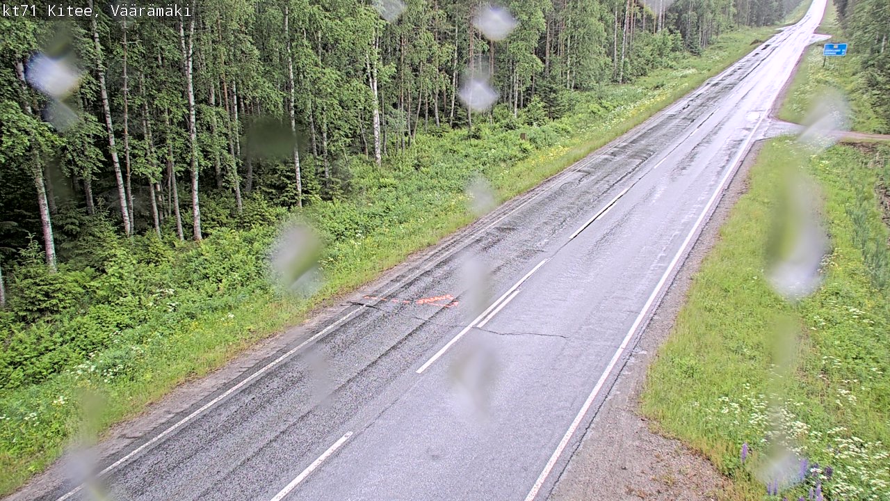 Kelikamerat Kuva Tie 71 Kitee, Väärämäki, Kitee, Pohjois-Karjala