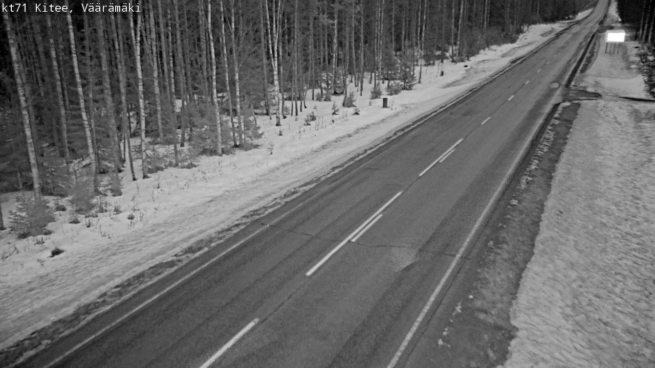 Kelikamerat Kuva Tie 71 Kitee, Väärämäki, Kitee, Pohjois-Karjala