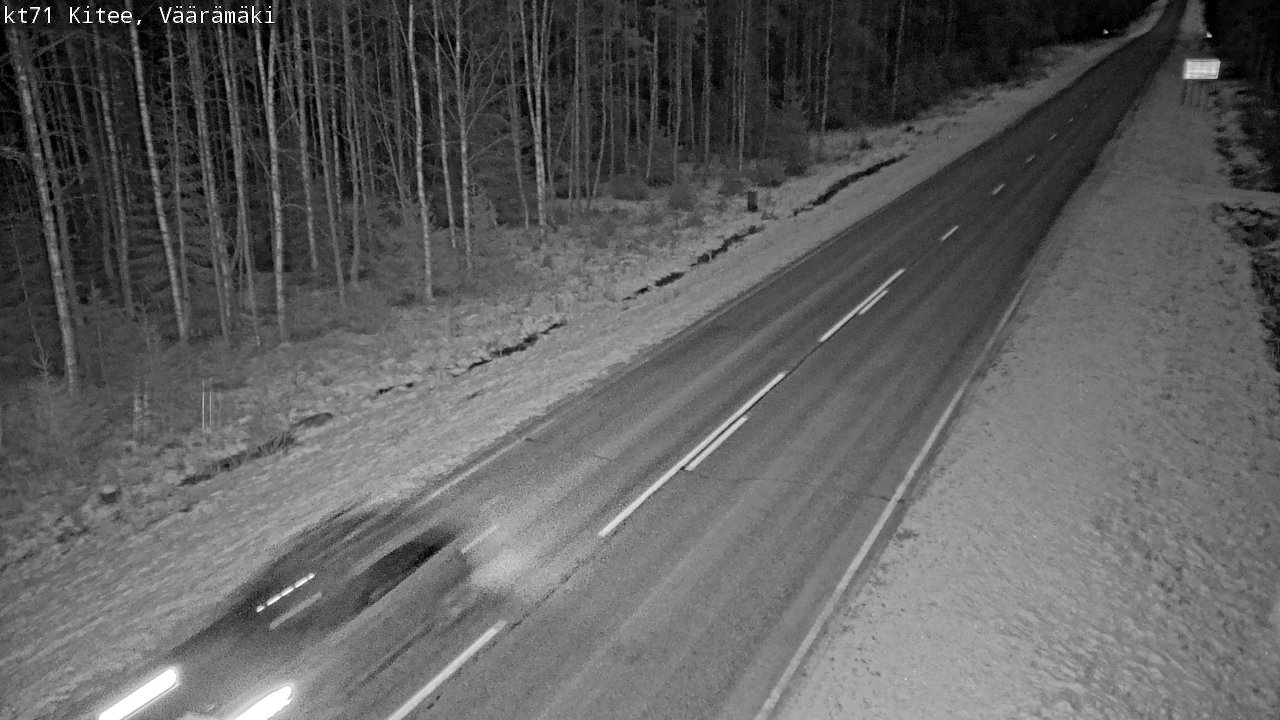 Kelikamerat Kuva Tie 71 Kitee, Väärämäki, Kitee, Pohjois-Karjala