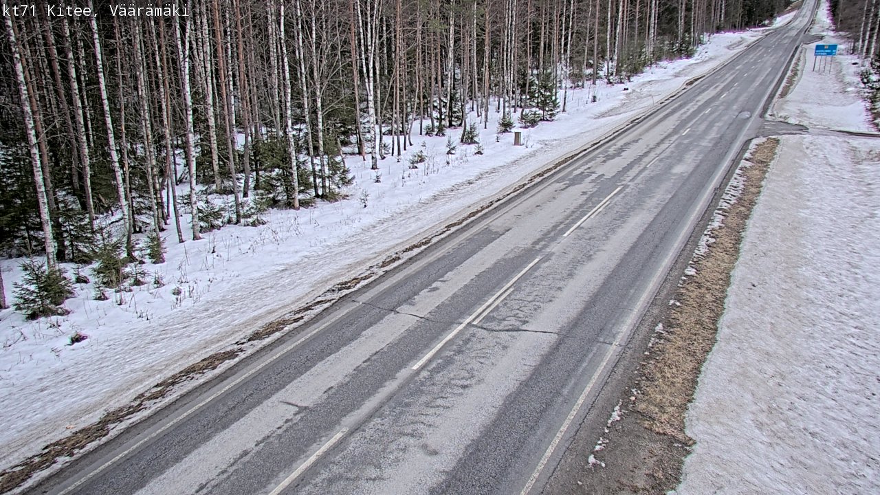 Kelikamerat Kuva Tie 71 Kitee, Väärämäki, Kitee, Pohjois-Karjala