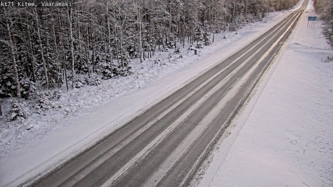 Kelikamerat Kuva Tie 71 Kitee, Väärämäki, Kitee, Pohjois-Karjala