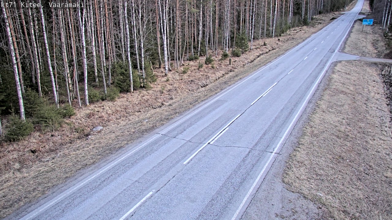 Kelikamerat Kuva Tie 71 Kitee, Väärämäki, Kitee, Pohjois-Karjala