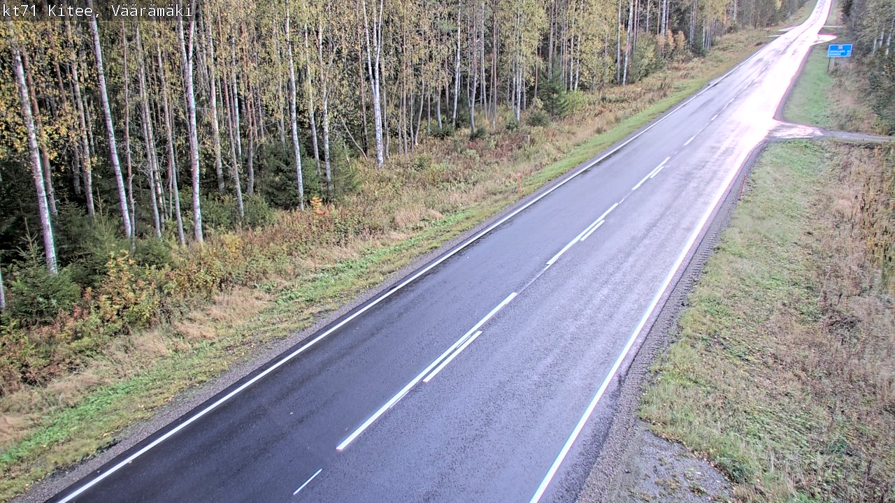 Kelikamerat Kuva Tie 71 Kitee, Väärämäki, Kitee, Pohjois-Karjala