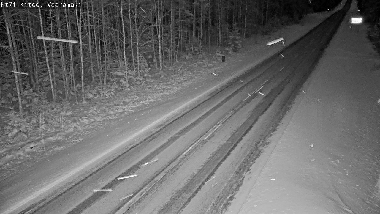 Kelikamerat Kuva Tie 71 Kitee, Väärämäki, Kitee, Pohjois-Karjala