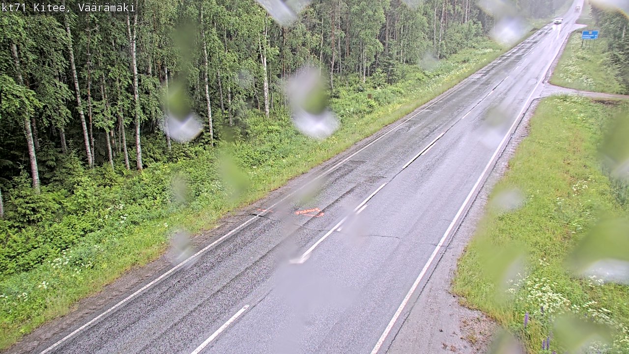 Kelikamerat Kuva Tie 71 Kitee, Väärämäki, Kitee, Pohjois-Karjala
