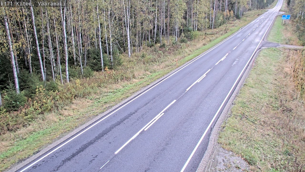 Kelikamerat Kuva Tie 71 Kitee, Väärämäki, Kitee, Pohjois-Karjala