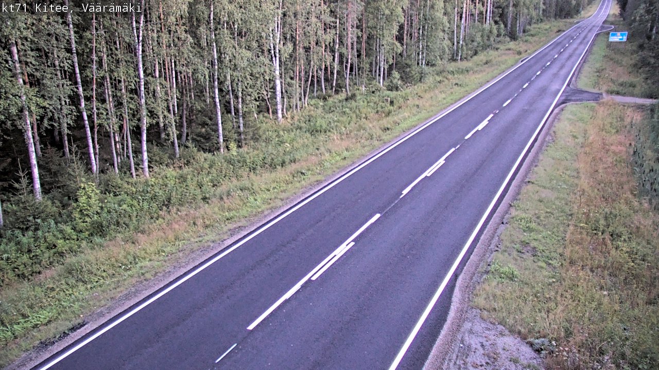 Kelikamerat Kuva Tie 71 Kitee, Väärämäki, Kitee, Pohjois-Karjala
