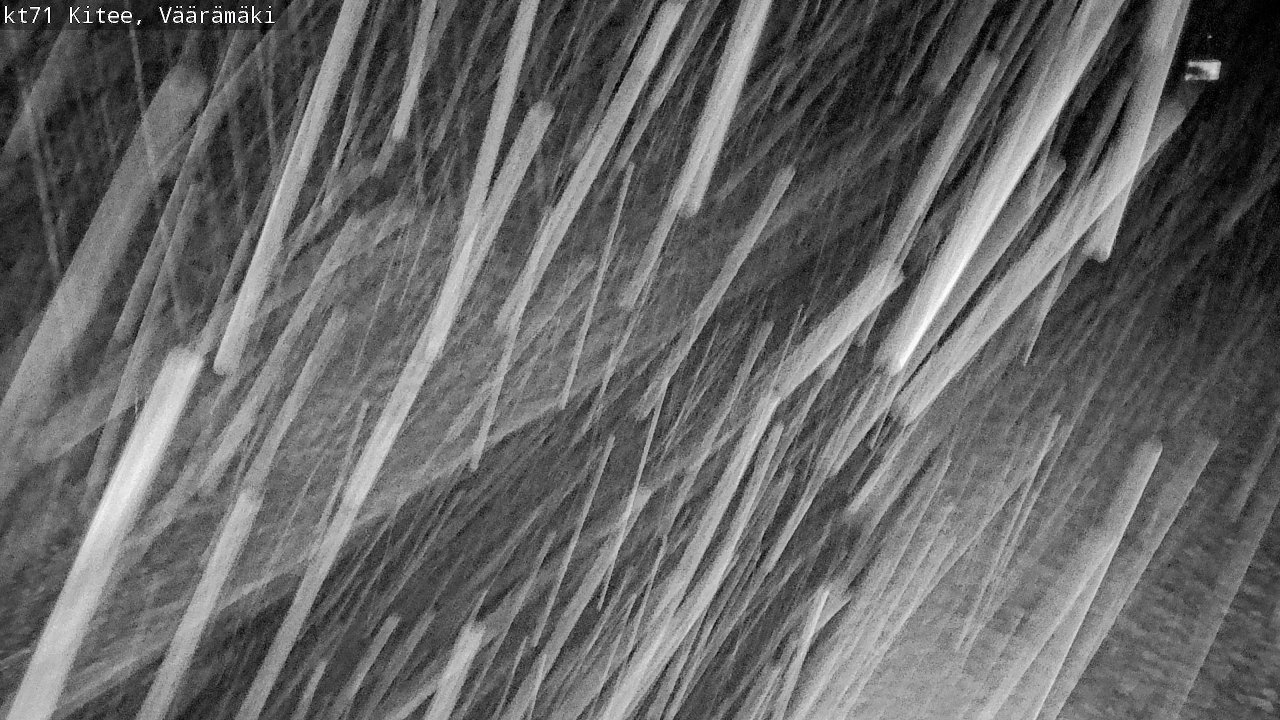 Weather Camera Image Väg 71 Väärämäki, Kitee, Pohjois-Karjala