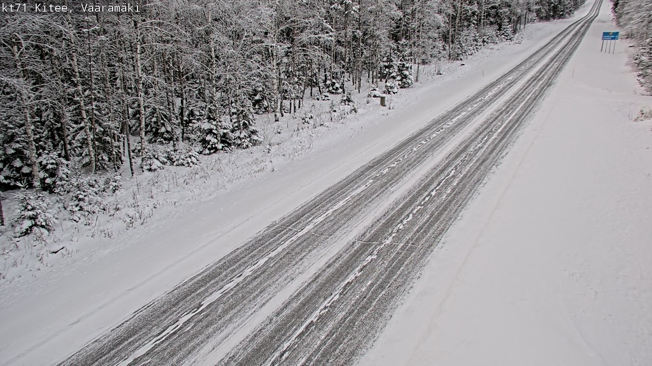 Weather Camera Image Road 71 Väärämäki, Kitee, Pohjois-Karjala