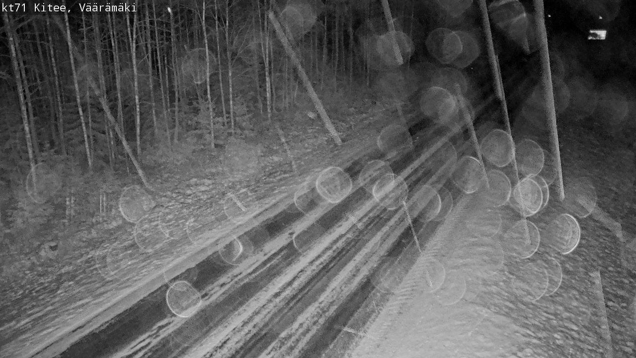 Weather Camera Image Väg 71 Väärämäki, Kitee, Pohjois-Karjala