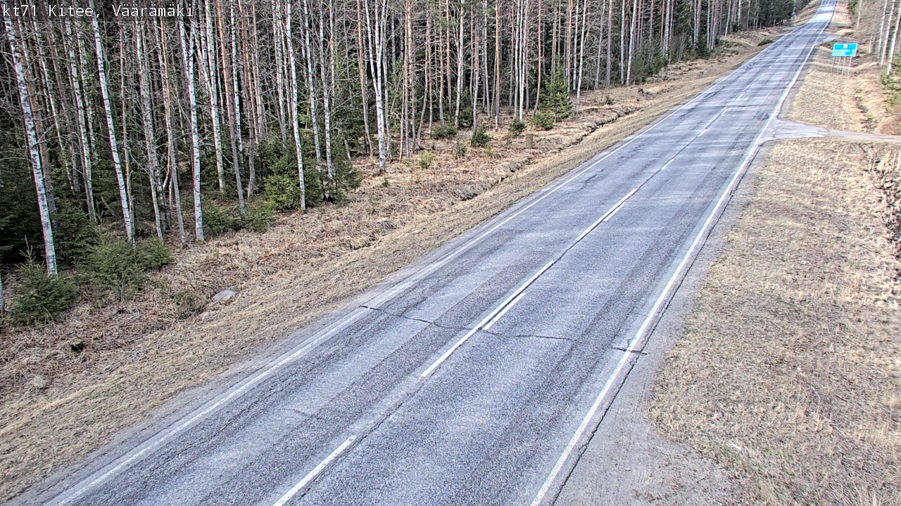 Kelikamerat Kuva Tie 71 Kitee, Väärämäki, Kitee, Pohjois-Karjala