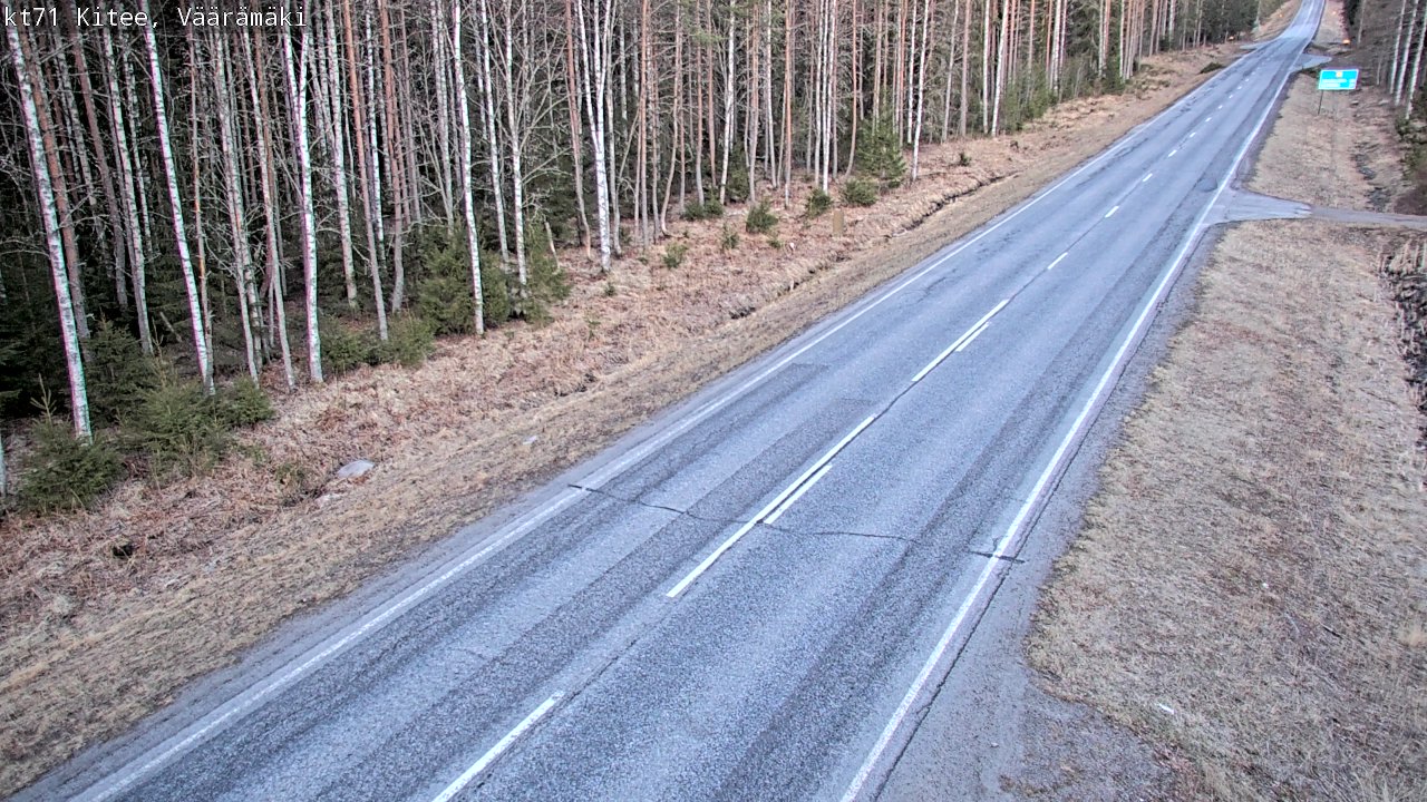 Kelikamerat Kuva Tie 71 Kitee, Väärämäki, Kitee, Pohjois-Karjala