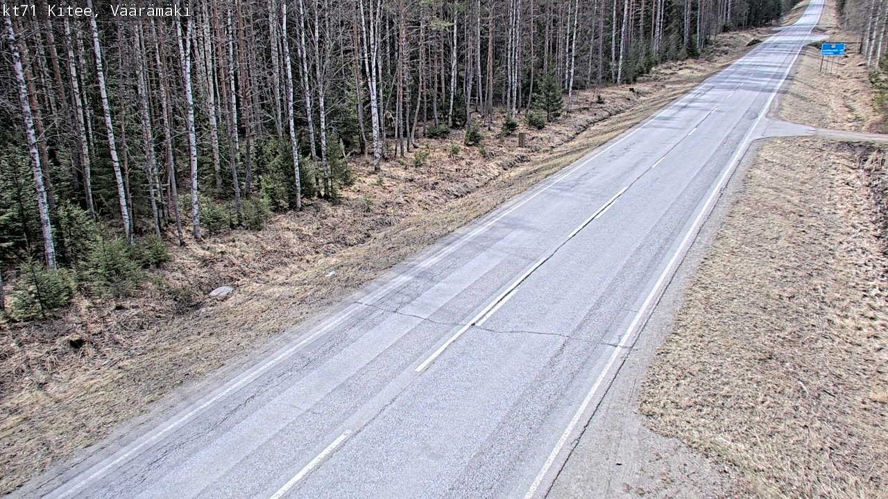 Kelikamerat Kuva Tie 71 Kitee, Väärämäki, Kitee, Pohjois-Karjala