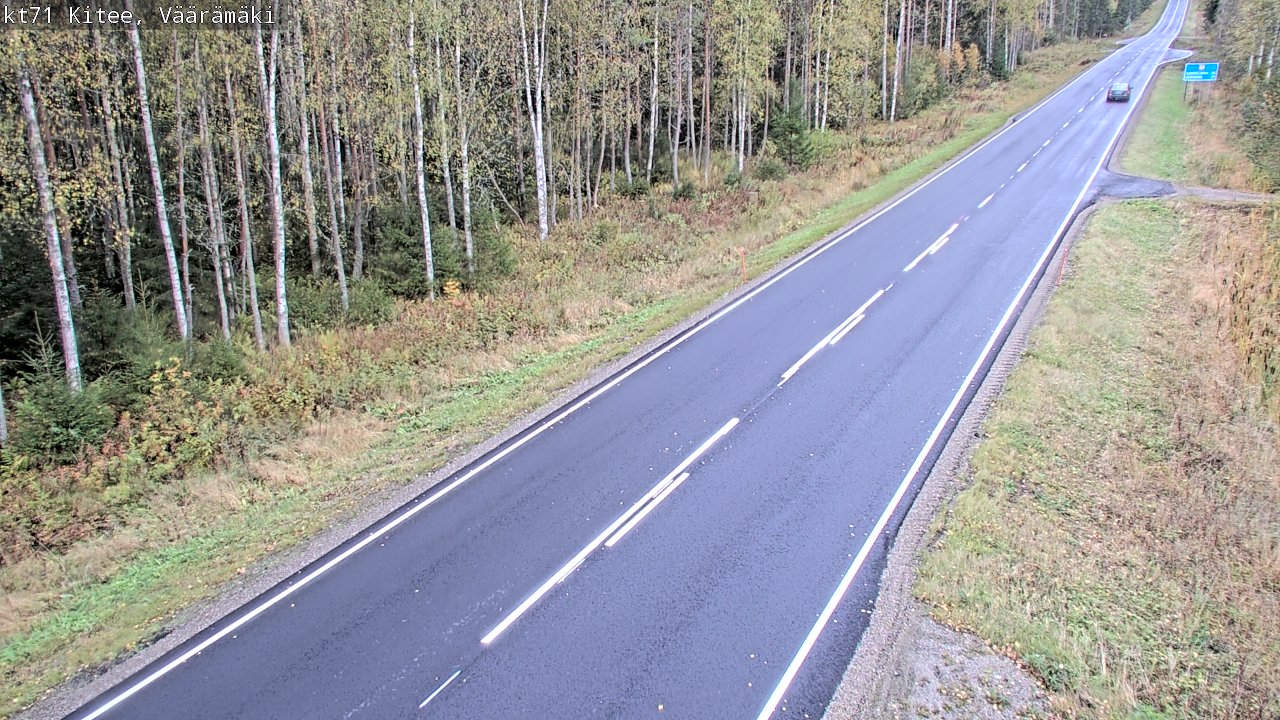 Kelikamerat Kuva Tie 71 Kitee, Väärämäki, Kitee, Pohjois-Karjala